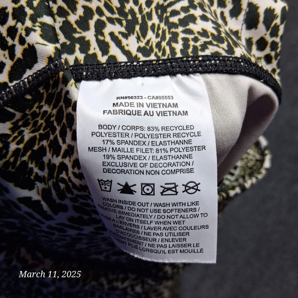 Nike Cheetah Print Leggings Women Size XS Dri-Fit Yoga Gym Athleisure Stretchy - Picture 7 of 10